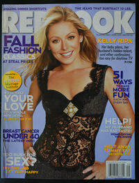 Kelly Ripa magazine cover appearance Redbook September 2004