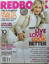 Ellen Degeneres magazine cover appearance Redbook January 2006