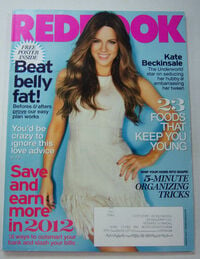 Kate Beckinsale magazine cover appearance Redbook January 2012