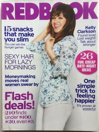 Kelly Clarkson magazine cover appearance Redbook July 2012