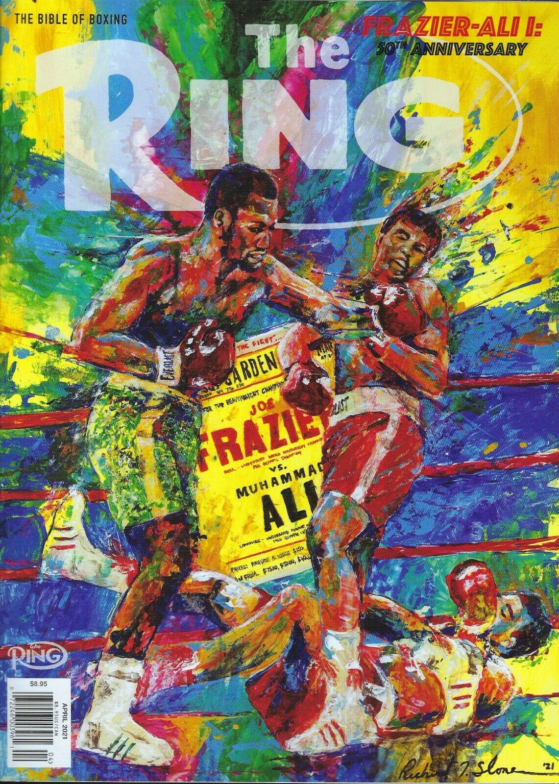 Ring, The April 2021 magazine back issue Ring, The magizine back copy Ring, The April 2021 American boxing magazine back issue first published in 1922 by Sports & Entertainment Publications.  The Bible Of Boxing .