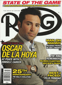 Oscar De La Hoya magazine cover appearance Ring, The July 2014