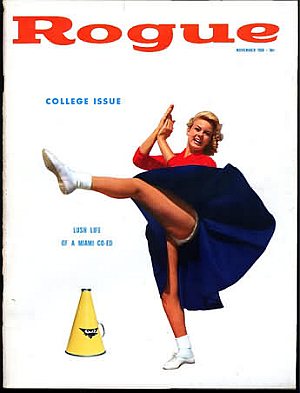 Rogue Nov 1959 magazine reviews