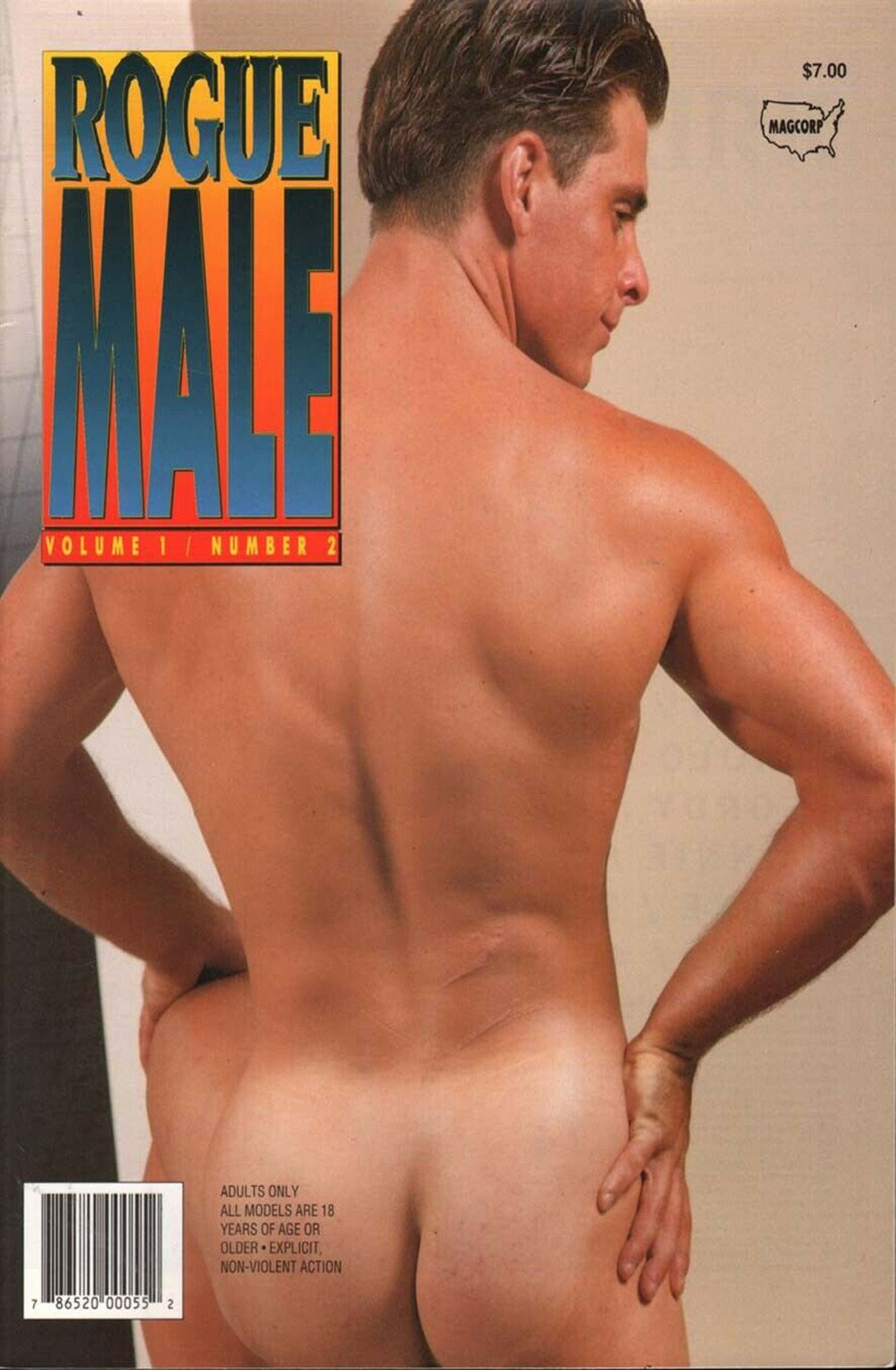 Rogue Male Vol. 1  # 2 magazine back issue Rogue Male magizine back copy 