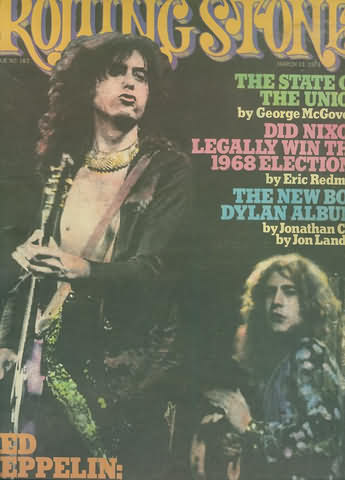 Rolling Stone # 182 magazine back issue Rolling Stone magizine back copy 