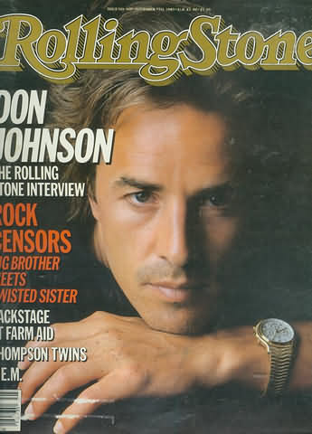 Rolling Stone # 460 magazine back issue Rolling Stone magizine back copy 