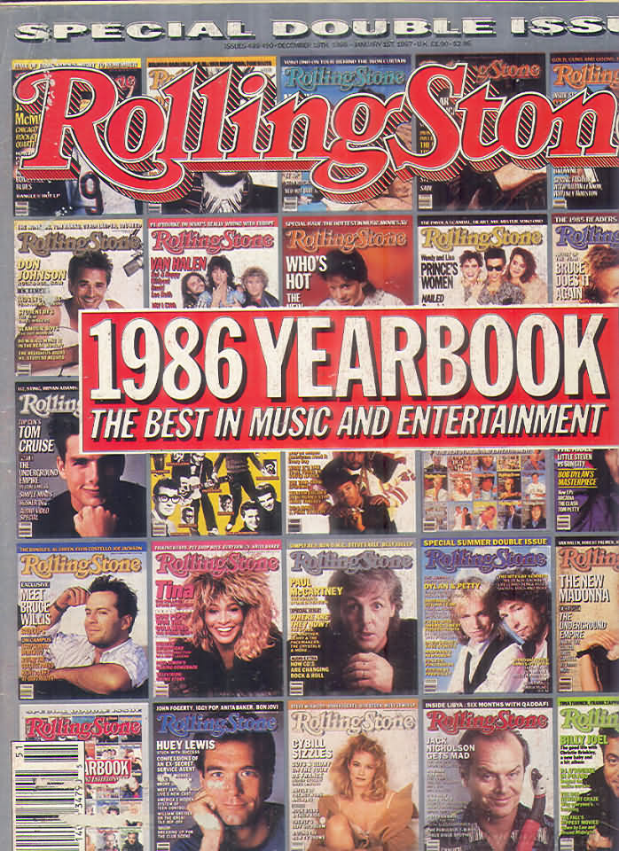 Rolling Stone # 489 magazine back issue Rolling Stone magizine back copy 