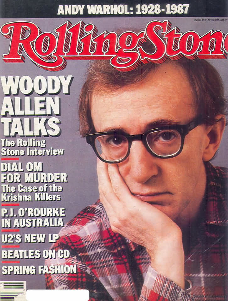 Rolling Stone # 497 magazine back issue Rolling Stone magizine back copy 