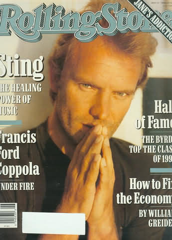 Rolling Stone # 597 magazine back issue Rolling Stone magizine back copy 