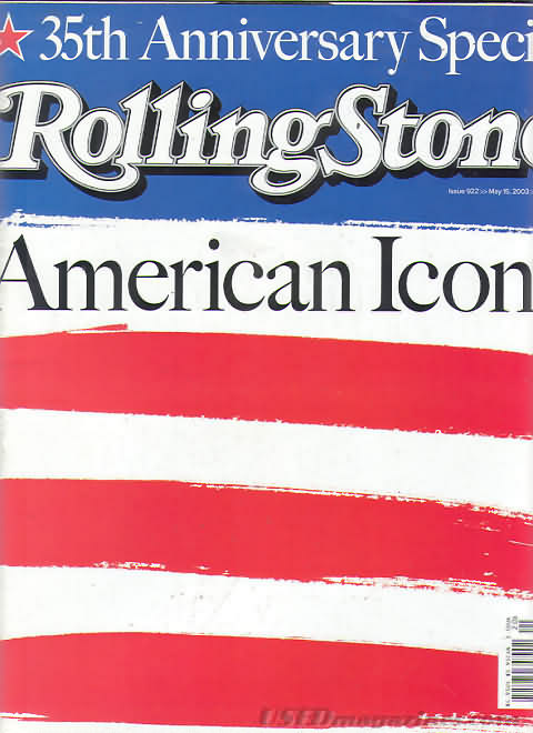 Rolling Stone # 922 magazine back issue Rolling Stone magizine back copy 