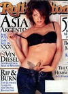 Asia Argento magazine cover appearance Rolling Stone # 904