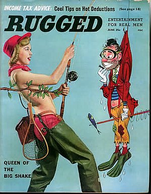 Rugged June 1957 magazine back issue Rugged magizine back copy 