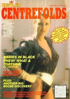 Rustler Centrefolds # 42 magazine back issue Rustler Centrefolds magizine back copy 