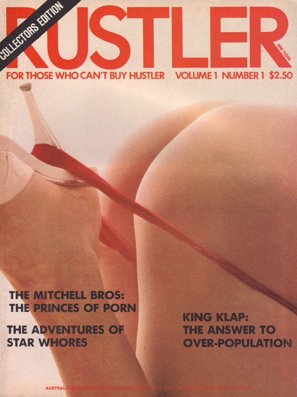 Rustler Vol. 1 # 1 magazine back issue Rustler magizine back copy rustler magazine premiere issue nov 1978 hot and horny collectors edition explicit sexy nude pictori