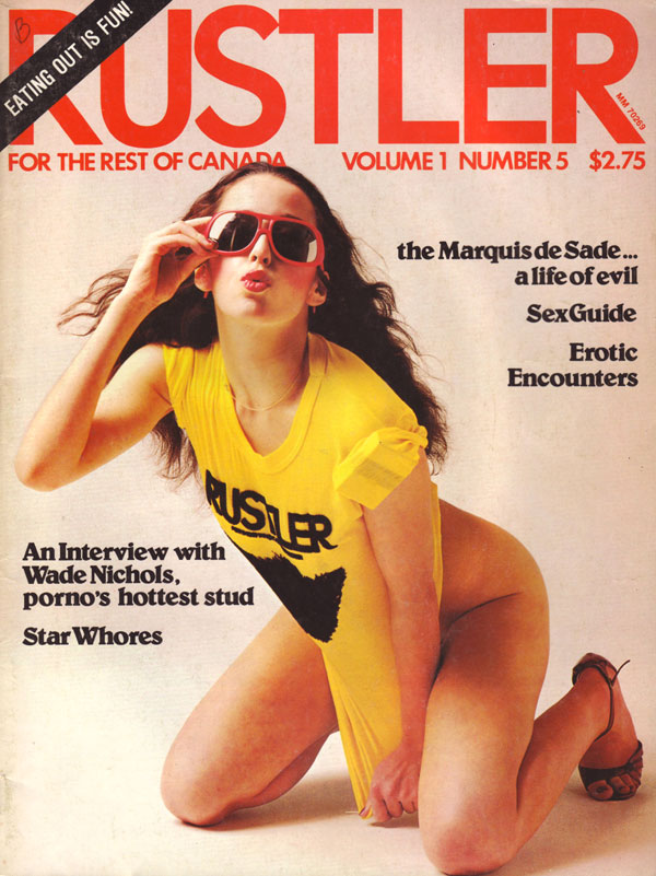 Rustler Vol. 1 # 5 magazine back issue Rustler magizine back copy ruslter magazine back issues jul 1979 sexy 70s porn girls xxx sex shots erotic classic pictorials se