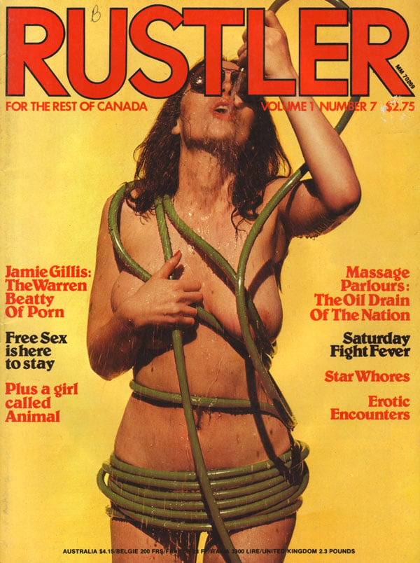 Rustler Vol. 1 # 7 magazine back issue Rustler magizine back copy rustler magazine back issues 1979 hot 70s porn pics classic erotic nude pictorials xxx explicitdirty