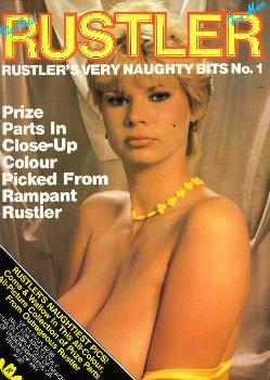 Rustler Very Naughty Bits # 1 magazine back issue Rustler Very Naughty Bits magizine back copy 