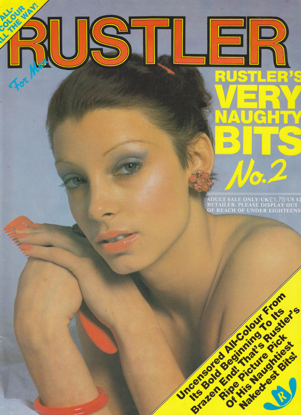 Rustler Very Naughty Bits # 2 magazine back issue Rustler Very Naughty Bits magizine back copy rustler's very naughty bits magazine 1981 back issues no 2 uncensored all colour hot xxx pics pussy 