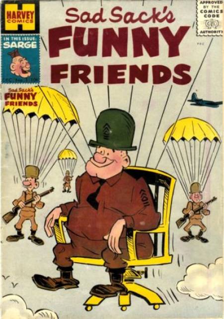 Sad Sack's Funny Friends Comic Book Back Issues of Superheroes by A1Comix