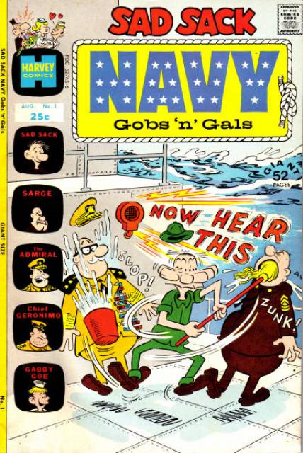 Sad Sack Navy, Gobs 'N' Gals Comic Book Back Issues of Superheroes by A1Comix