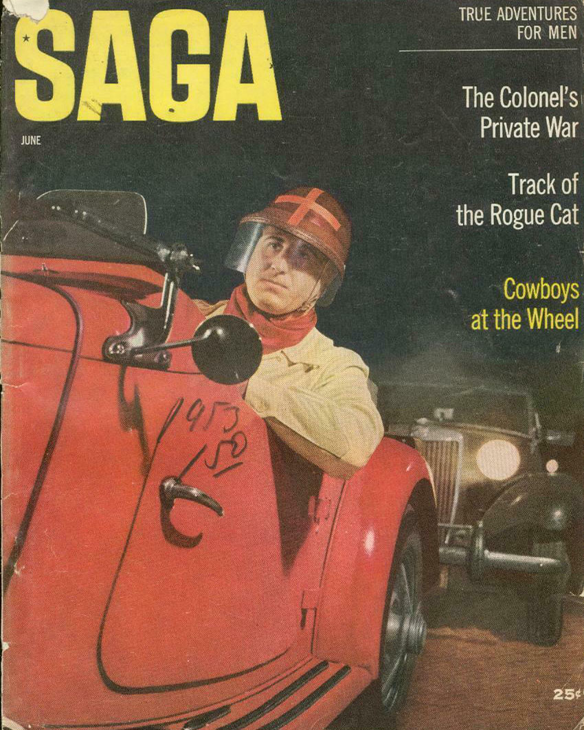Saga June 1953 magazine back issue Saga magizine back copy 