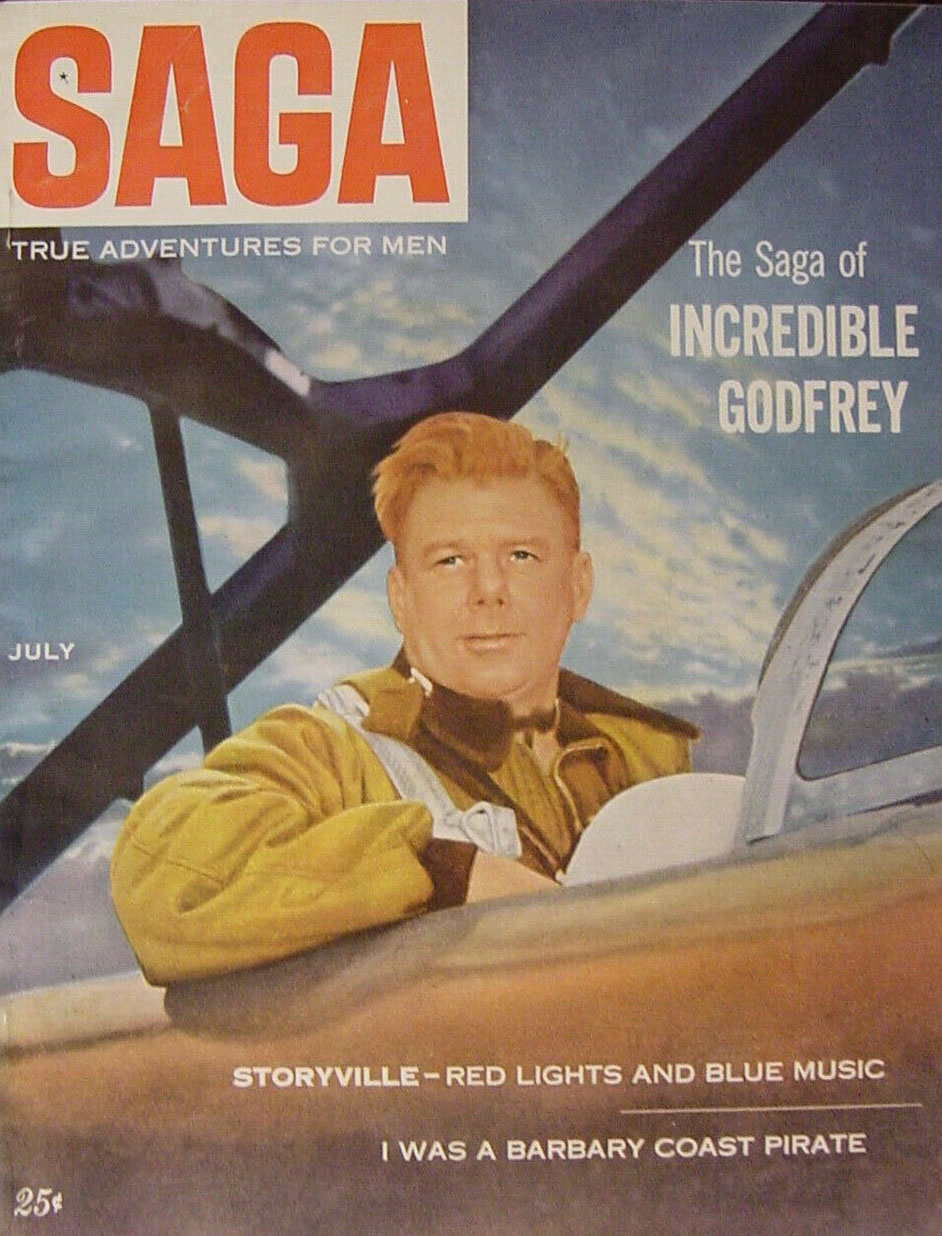 Saga July 1953 magazine back issue Saga magizine back copy 