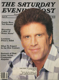Ted Danson magazine cover appearance Saturday Evening Post April 1991