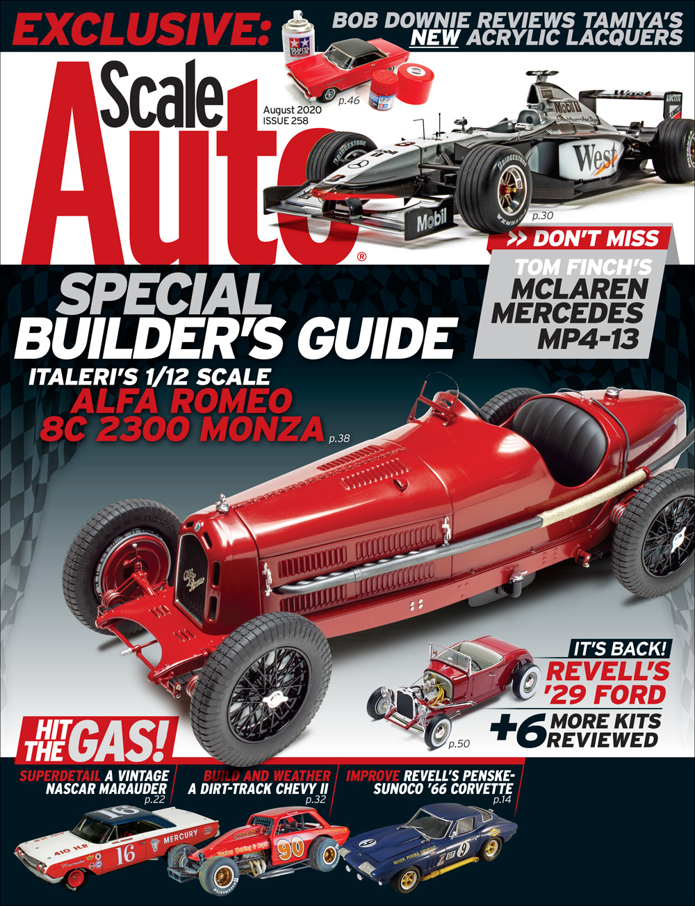 Scale Auto Enthusiast # 258, August 2020 magazine back issue Scale Auto Enthusiast magizine back copy 