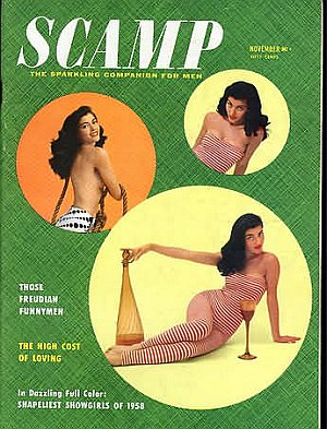 Scamp November 1958 magazine back issue Scamp magizine back copy 