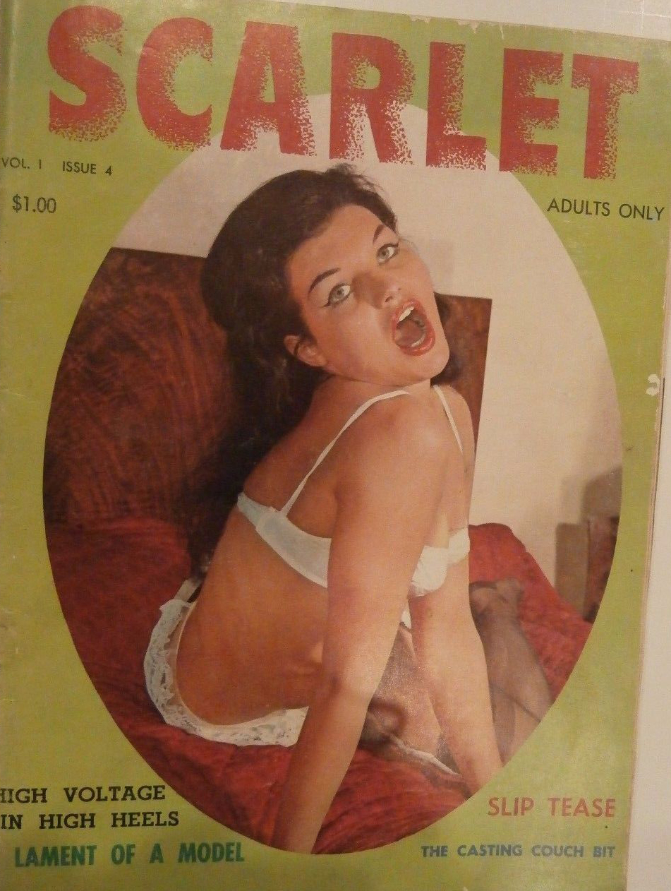 Scarlet Vol. 1 # 4 magazine back issue Scarlet magizine back copy 