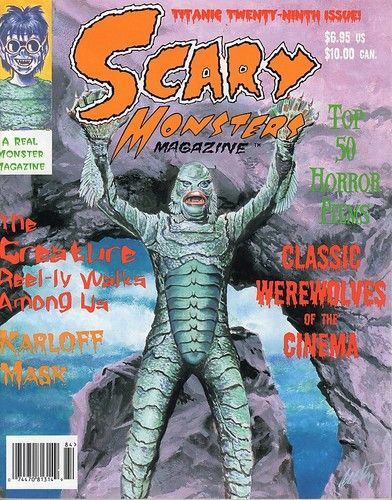 Scary Monsters # 29 magazine back issue Scary Monsters magizine back copy 