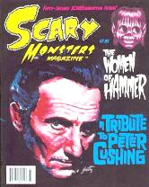 Scary Monsters # 52 magazine back issue Scary Monsters magizine back copy 