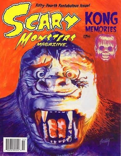 Scary Monsters # 54 magazine back issue Scary Monsters magizine back copy 