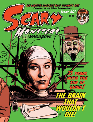 Scary Monsters # 80 magazine back issue Scary Monsters magizine back copy 