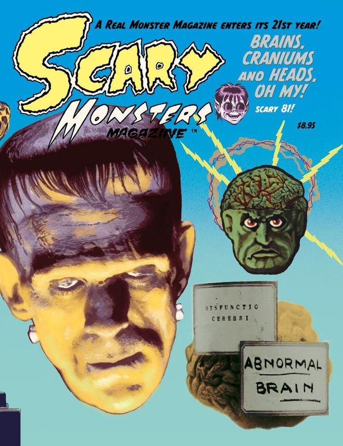 Scary Monsters # 81 magazine back issue Scary Monsters magizine back copy 