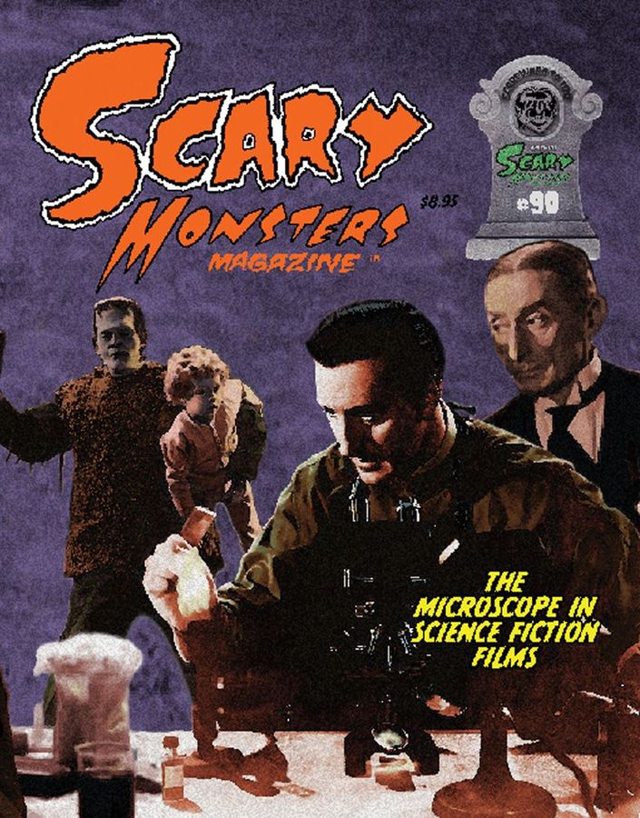 Scary Monsters # 90 magazine back issue Scary Monsters magizine back copy 