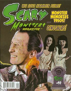 Scary Monsters # 92 magazine back issue Scary Monsters magizine back copy 