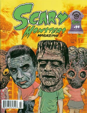 Scary Monsters # 94 magazine back issue Scary Monsters magizine back copy 