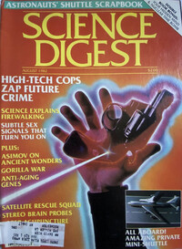 Science Digest August 1982 Magazine Back Copies Magizines Mags