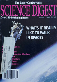 Science Digest January 1990 magazine back issue