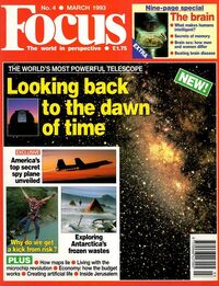 Science Focus # 4, March 1993 Magazine Back Copies Magizines Mags