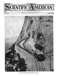 Scientific American February 1906 magazine back issue cover image