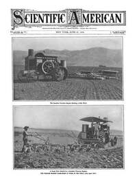 Scientific American June 1908 magazine back issue cover image
