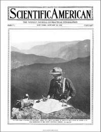 Scientific American January 1912 magazine back issue cover image
