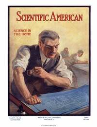 Scientific American April 1912 magazine back issue cover image