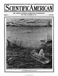 Scientific American December 1912 magazine back issue cover image