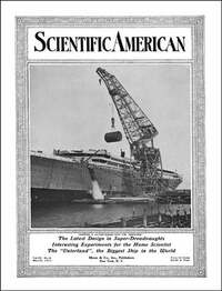 Scientific American May 1914 magazine back issue cover image