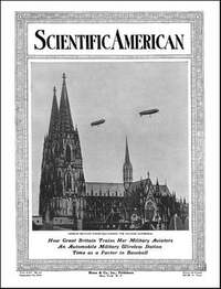 Scientific American September 1914 magazine back issue cover image