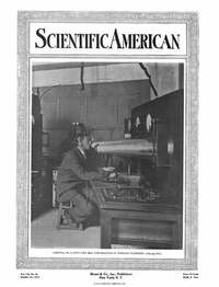 Scientific American October 1914 magazine back issue cover image