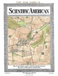 Scientific American March 1916 magazine back issue cover image